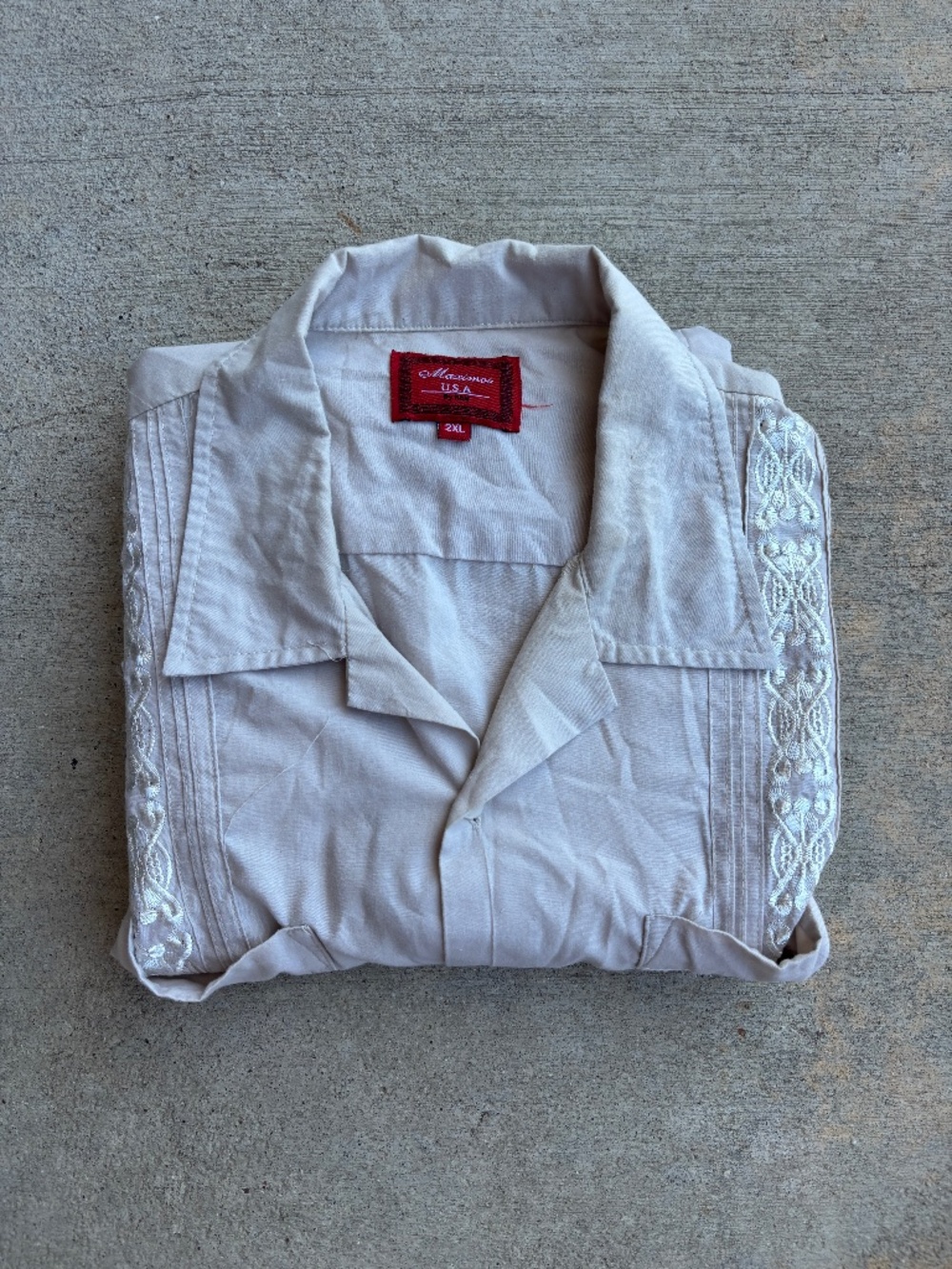 Maximos USA Yucatan Embroidered Button Up Shirt
